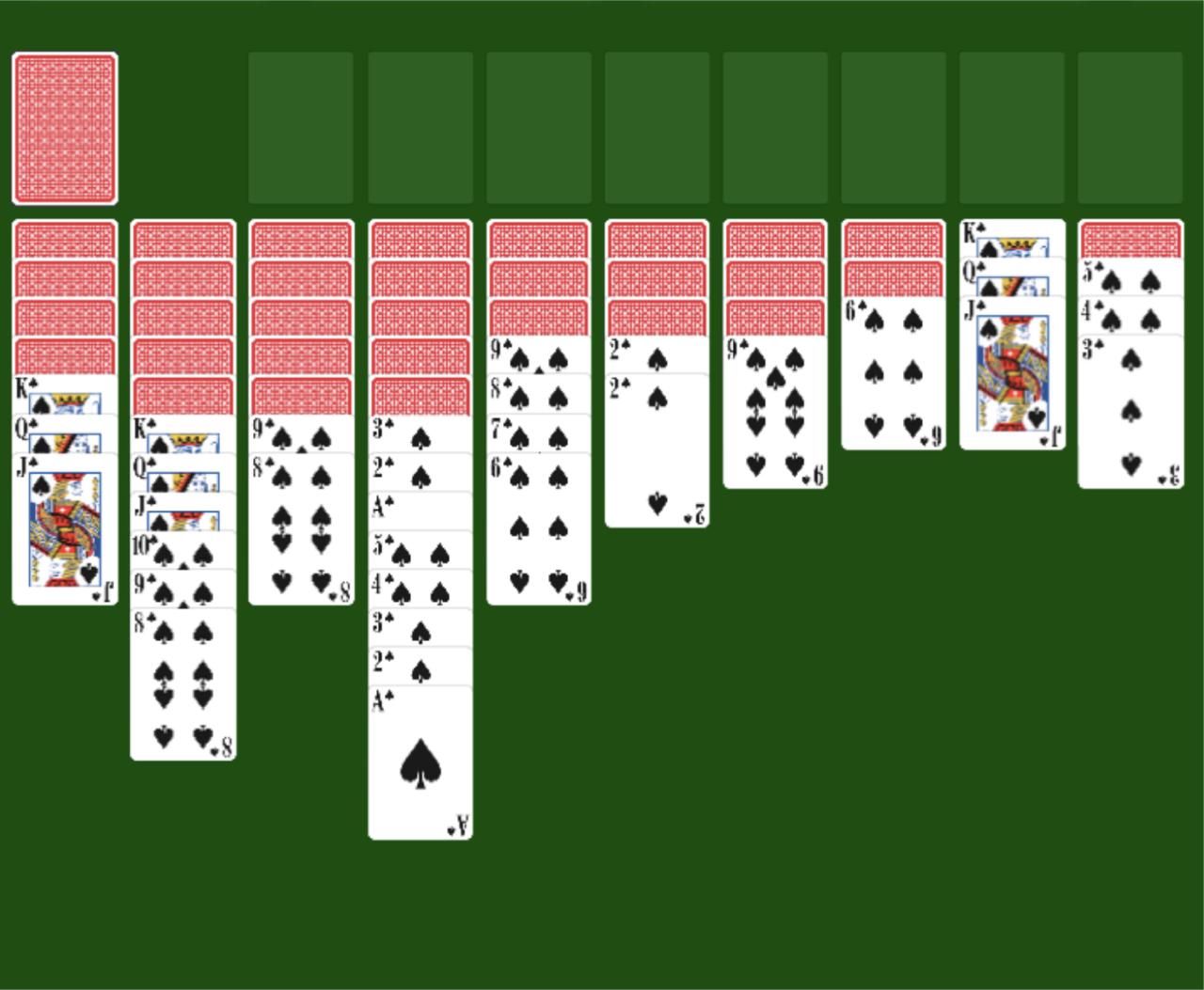 Solitaire spider