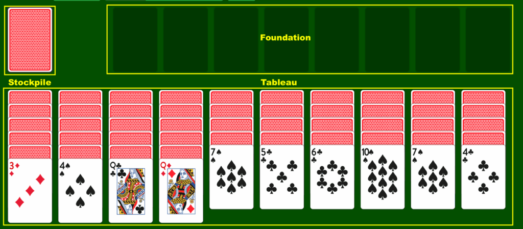 Spider solitaire online